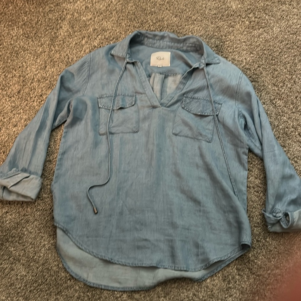 Rails denim top small